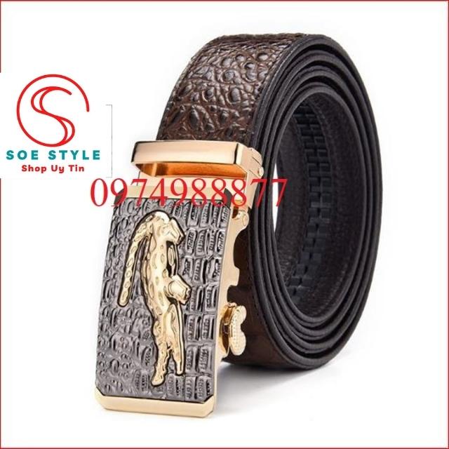 Thắt lưng nam đẹp cao cap da thật Nhập khẩu SOE Style Là dây nịt nam có khoá điều chỉnh linh hoạt