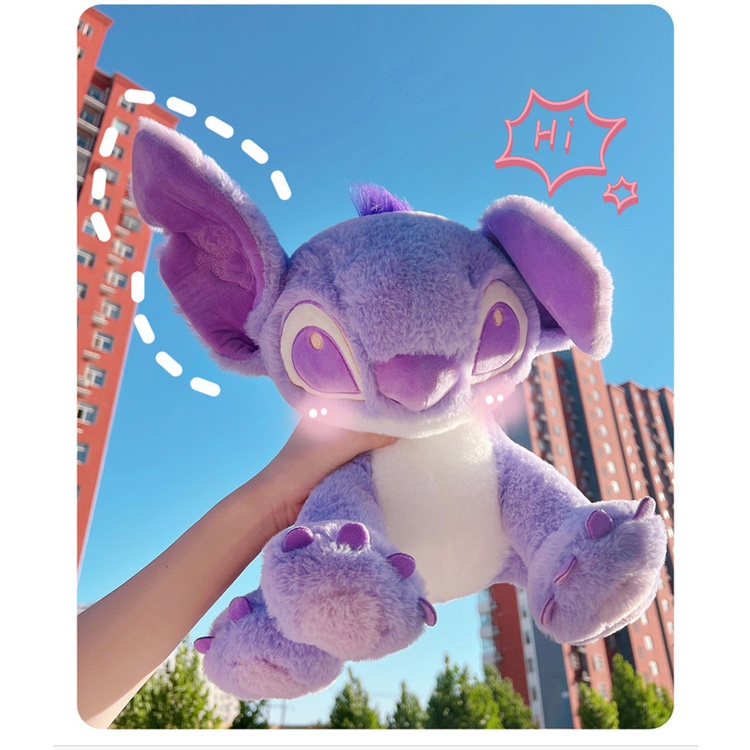 Búp Bê Nhồi Bông Hình Stitch Màu Tím 30CM 40CM 60CM Làm Quà Tặng Cho Bạn Gái  Bạn Gái Bạn Gái