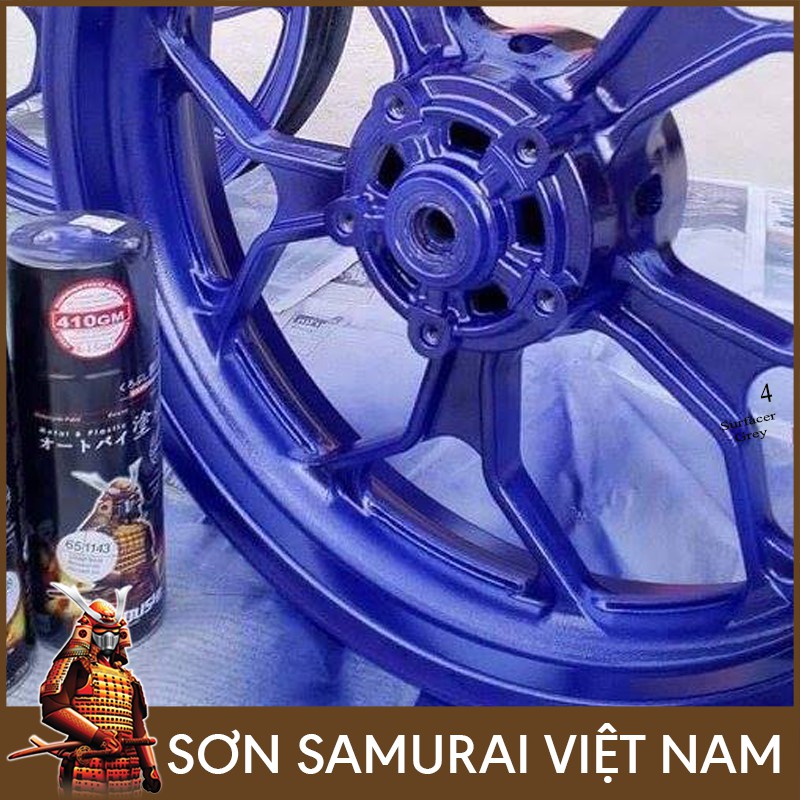 Chai sơn màu xanh tím 1143 Samurai Paint