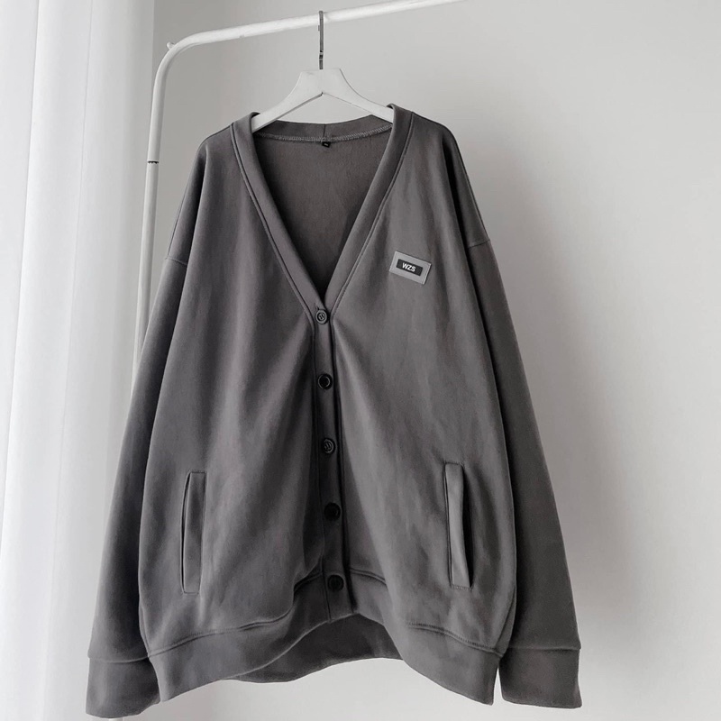 [sẵn] Áo Khoác Cardigan Basic Tag Nhựa WZS - pqk boutique