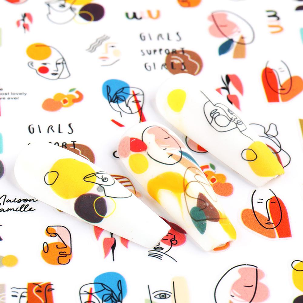 Miếng Dán Trang Trí Móng Tay Chủ Đề Mùa Hè Dễ Thương