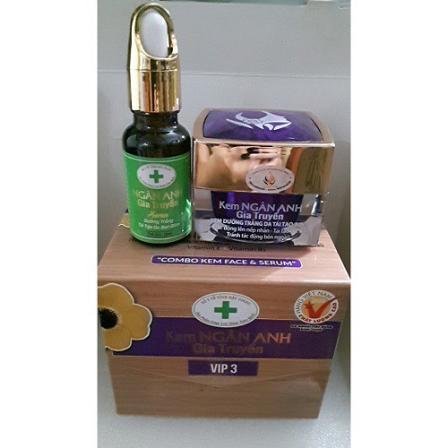 KEM DƯỠNG TRẮNG DA TÁI TẠO 3 IN 1 - NGÂN ANH GIA TRUYỀN 25G