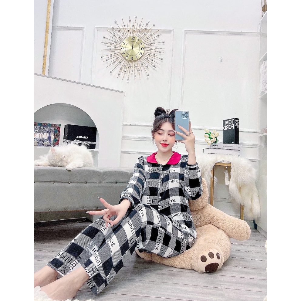 Đồ bộ nữ pijama lụa hàn cao cấp mềm mịn nhẹ