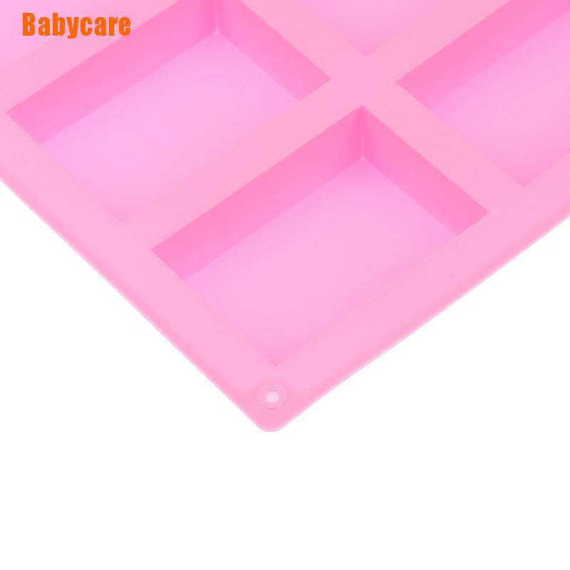 Khuôn Silicone 6 Ô Cho Xà Phòng / Tự Làm