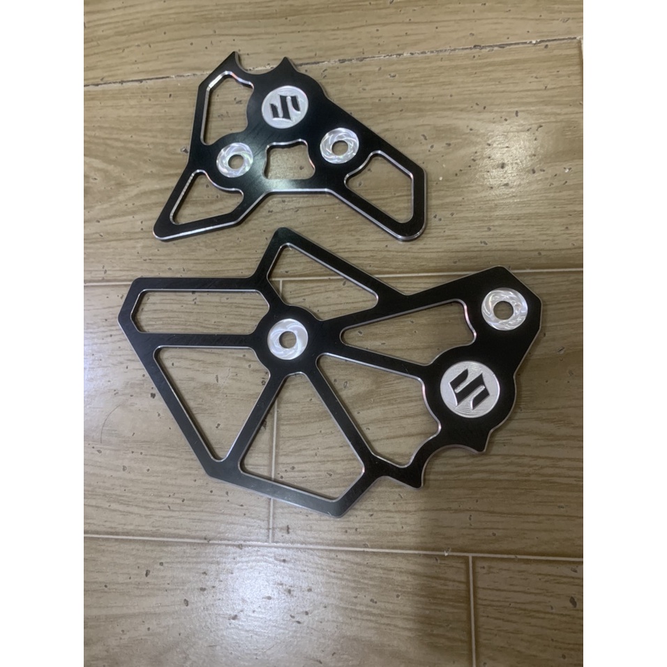 Ốp sườn xe RAIDER Fi và satria nhôm CNC màu đen