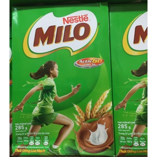 Milo bột hộp giấy 285g