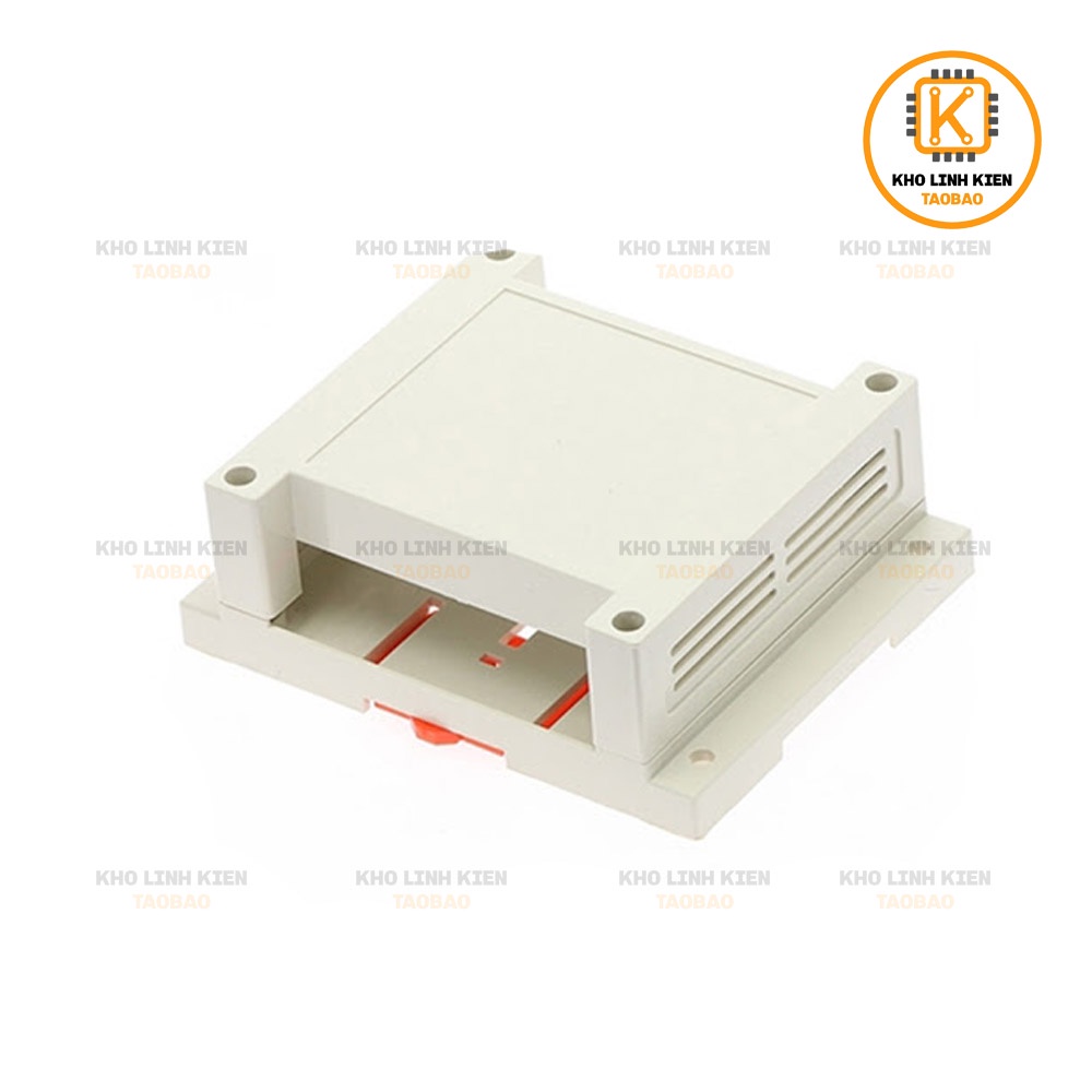 Hộp Nhựa PLC 115x90x40MM Hộp Chứa Mạch PLC Trắng Đục Kèm Ốc