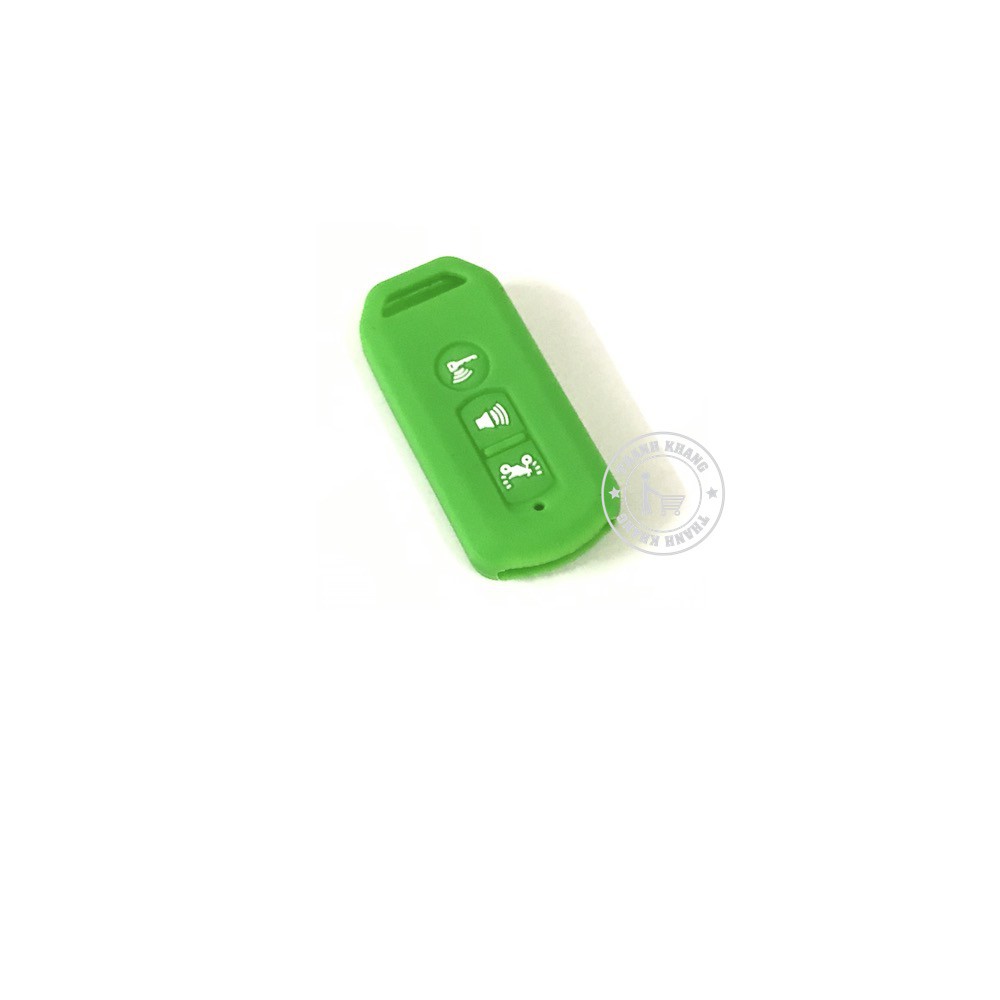 73Bao da silicon smartkey 3 nút cho xe máy honda màu xanh lá cây thanh khang 006001473