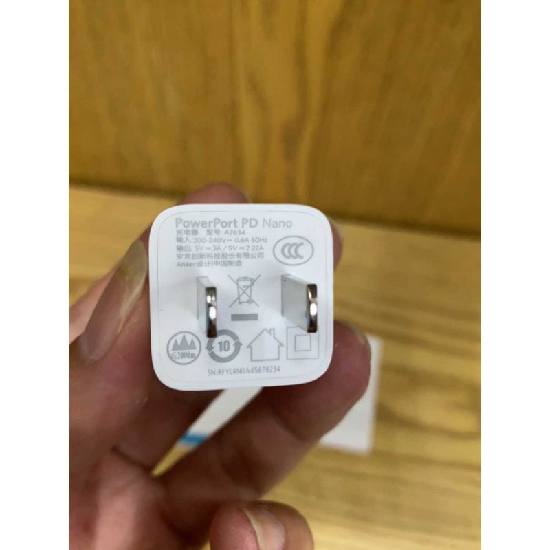Củ Sạc Anker chính hãng Power port PD Nano 20W - A2634