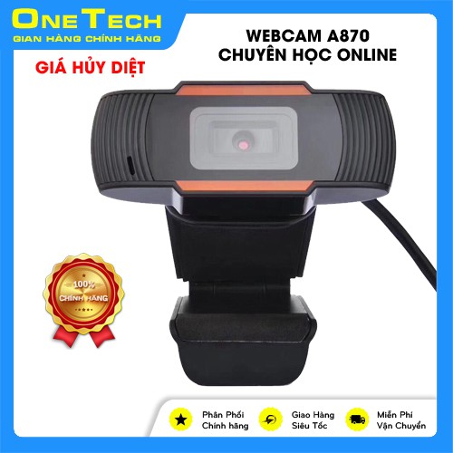 [Chính hãng] Webcam A870, HD 720P chuyên cho học Online