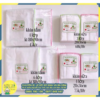 Khăn sữa mippi 4 lớp