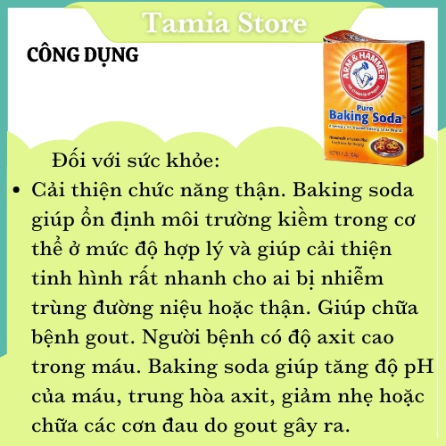 Baking Soda 454g Nhập Khẩu Mỹ
