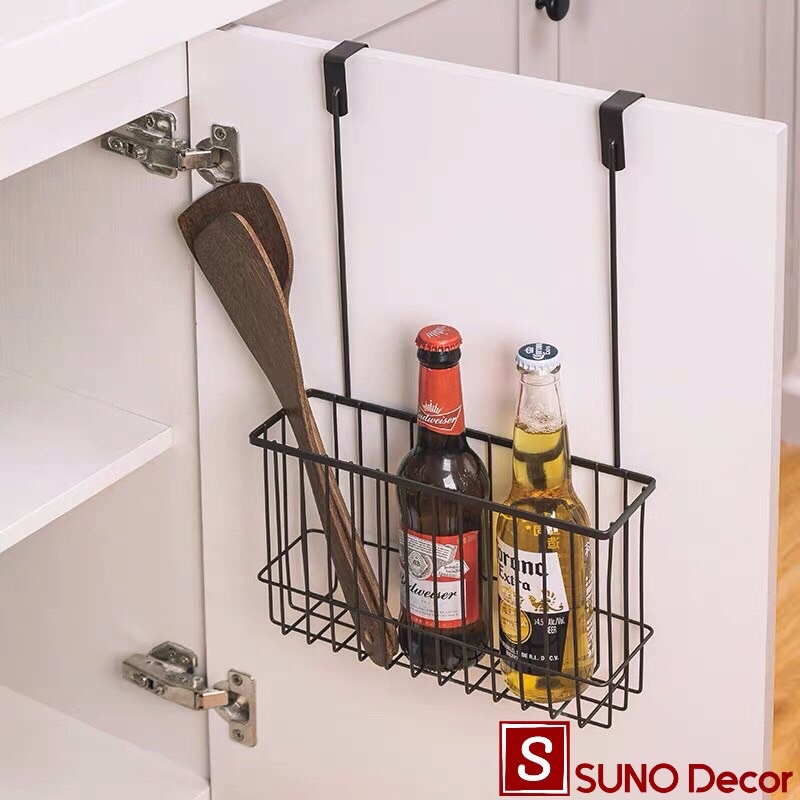 Giá Để Đồ Treo Cánh Tủ Bếp Cực Kì Tiện Dụng, Thép Sơn Tĩnh Điện Chống Gỉ