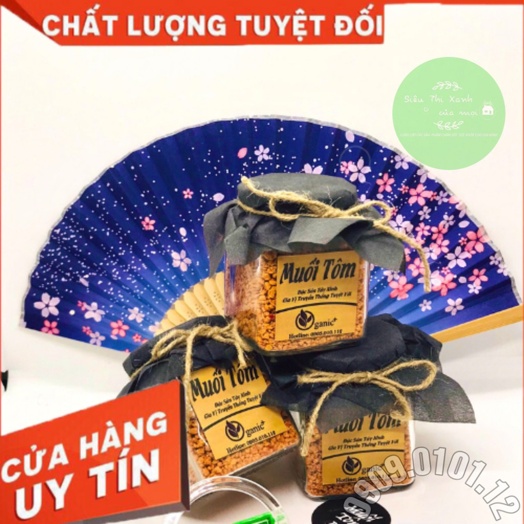 Muối tôm tây ninh cao cấp đặc sản tây ninh, muối tôm bụi công thức gia truyền hũ 160g