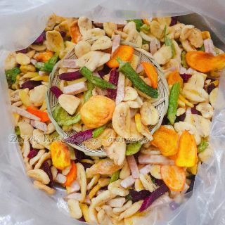1kg - trái cây sấy thập cẩm vụn