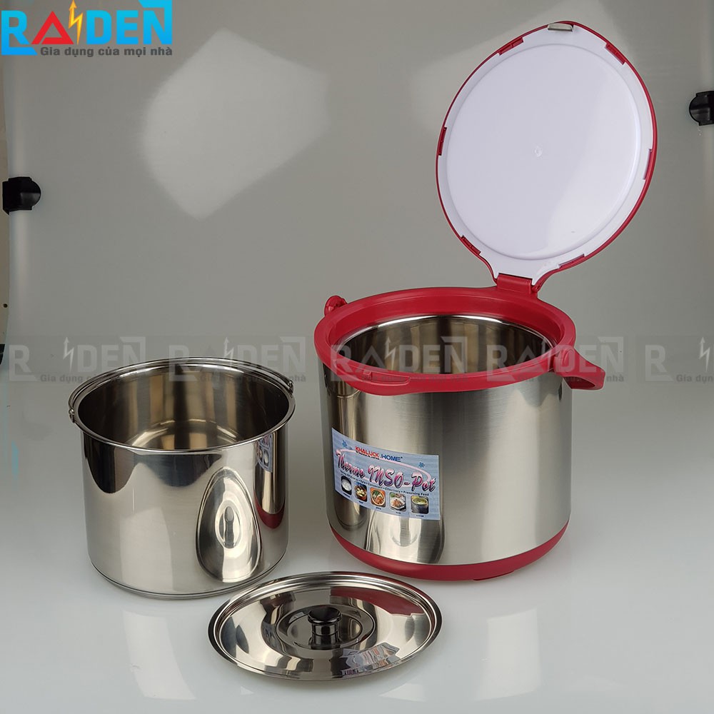 Nồi ủ inox Thermo 5Lít KHALUCK KL-710 ủ không dùng điện (Màu ngẫu nhiên)