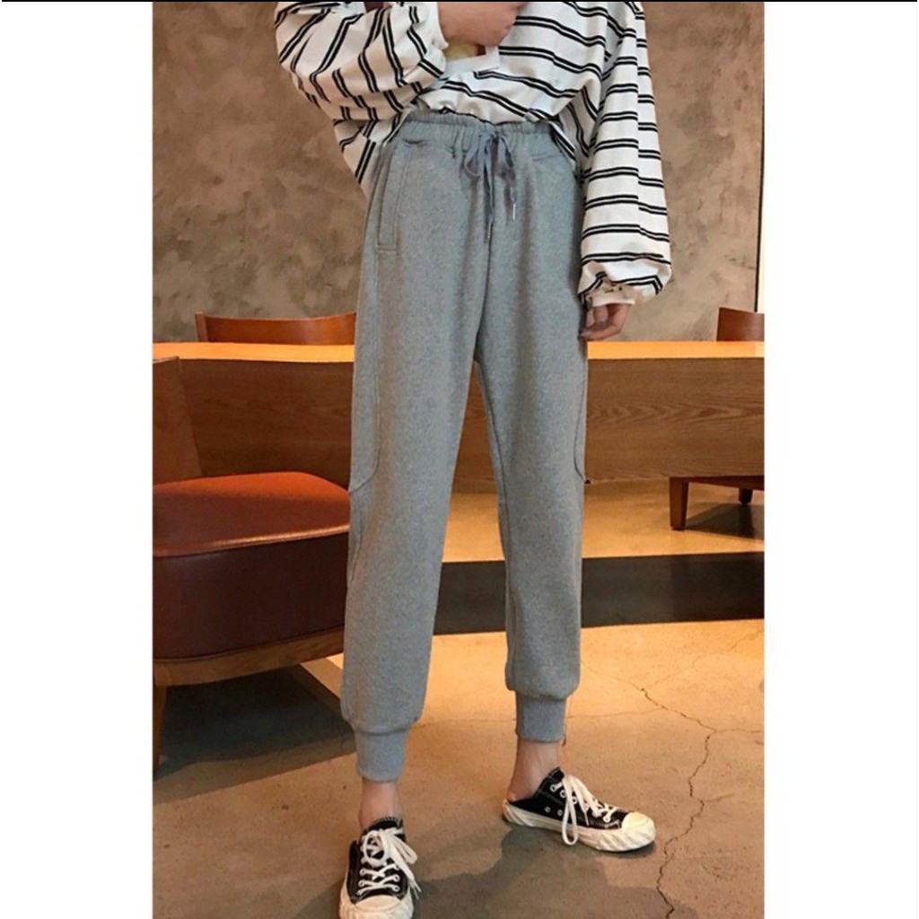 155B1 Quần Jogger unisex nam nữ, chất nỉ đẹp mê không lo xù lông, bay màu