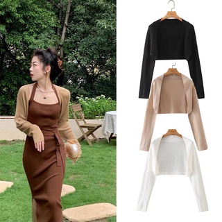 Áo khoác len Cardigan dáng lửng Mỏng Xuất Nhật basic phổ thông nhiều màu - tiemmaimeo1987