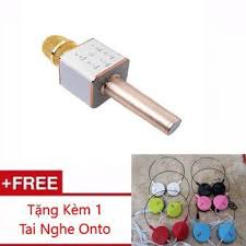 Micro Karaoke tích hợp Loa Bluetooth Q7 Tặng Kèm Tai Nghe Onto