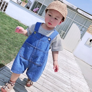 Sét yếm 2 dây kèm áo kẻ cho bé gái
