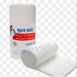 Bông y tế thấm nước dạng cuộn - Túi 1kg