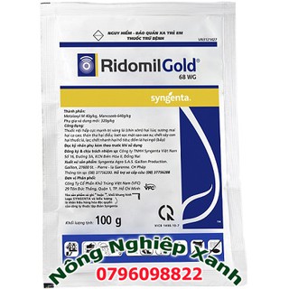 Phòng trừ nấm bệnh Ridomil Gold 68 WG 100 gr