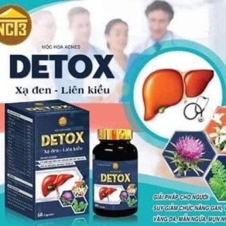 Viên Detox- xạ đen- liên kiều