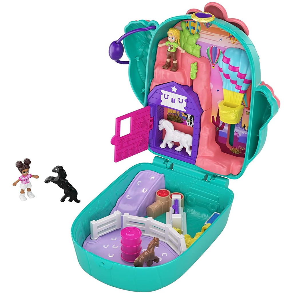 ĐỒ CHƠI POLLY POCKET - Cao bồi Polly Pocket và cây xương rồng trổ hoa - MÃ SP GKJ46/FRY35