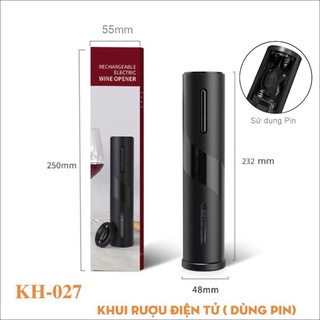 Dụng cụ mở rượu tự động, Đồ khui vang điện tử
