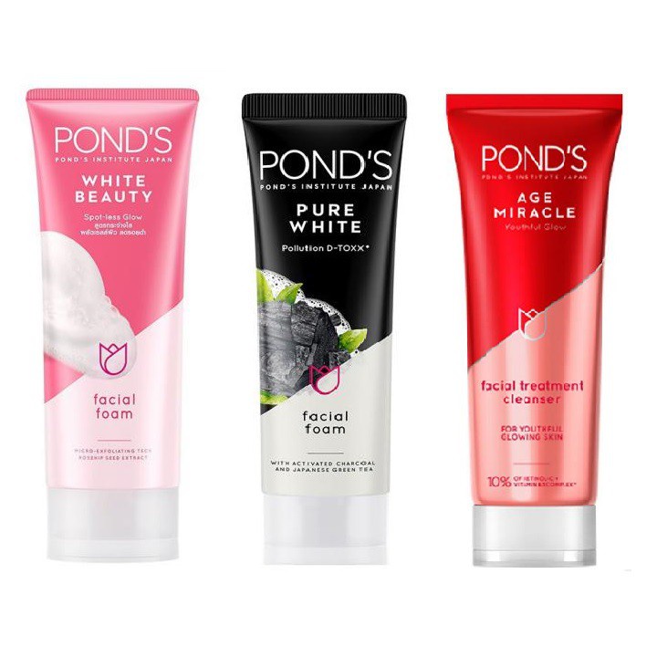 Sữa Rửa Mặt Làm Sáng Da Ponds White Beauty  mẫu mới