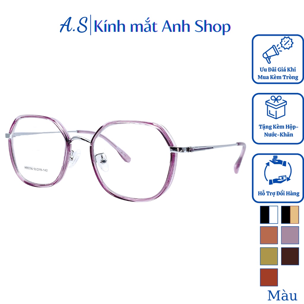 Kính lục giá nam nữ chất liệu kim loại thời trang cao cấp bền dày dặn 00096