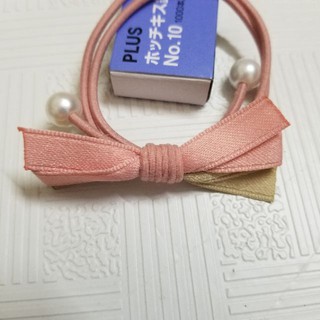 Thun cột tóc Hàn Quốc kết nơ 02