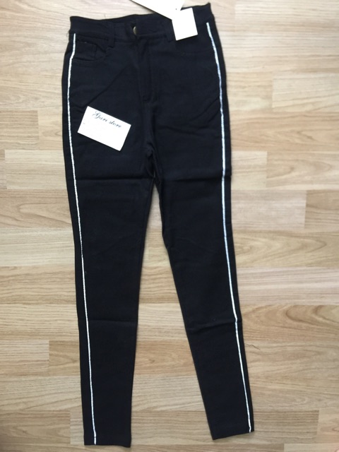 Quần jean skiny lưng cao- chạy viền- CỰC ĐẸP- ảnh THẬT | BigBuy360 - bigbuy360.vn
