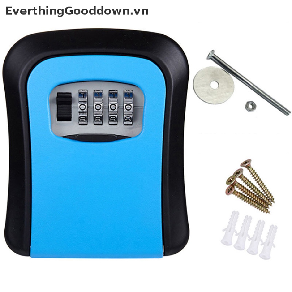 Everthingood Hộp Đựng Chìa Khóa Gắn Tường Có Mật Khẩu An Ninh
