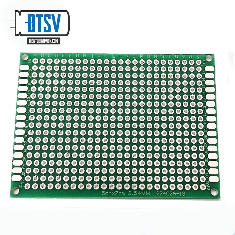 Phíp Đồng Đục Lỗ 2 Mặt PCB Xanh Tốt | BigBuy360 - bigbuy360.vn