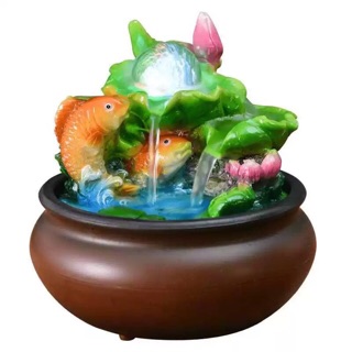 Thác nước phong thủy cá chép