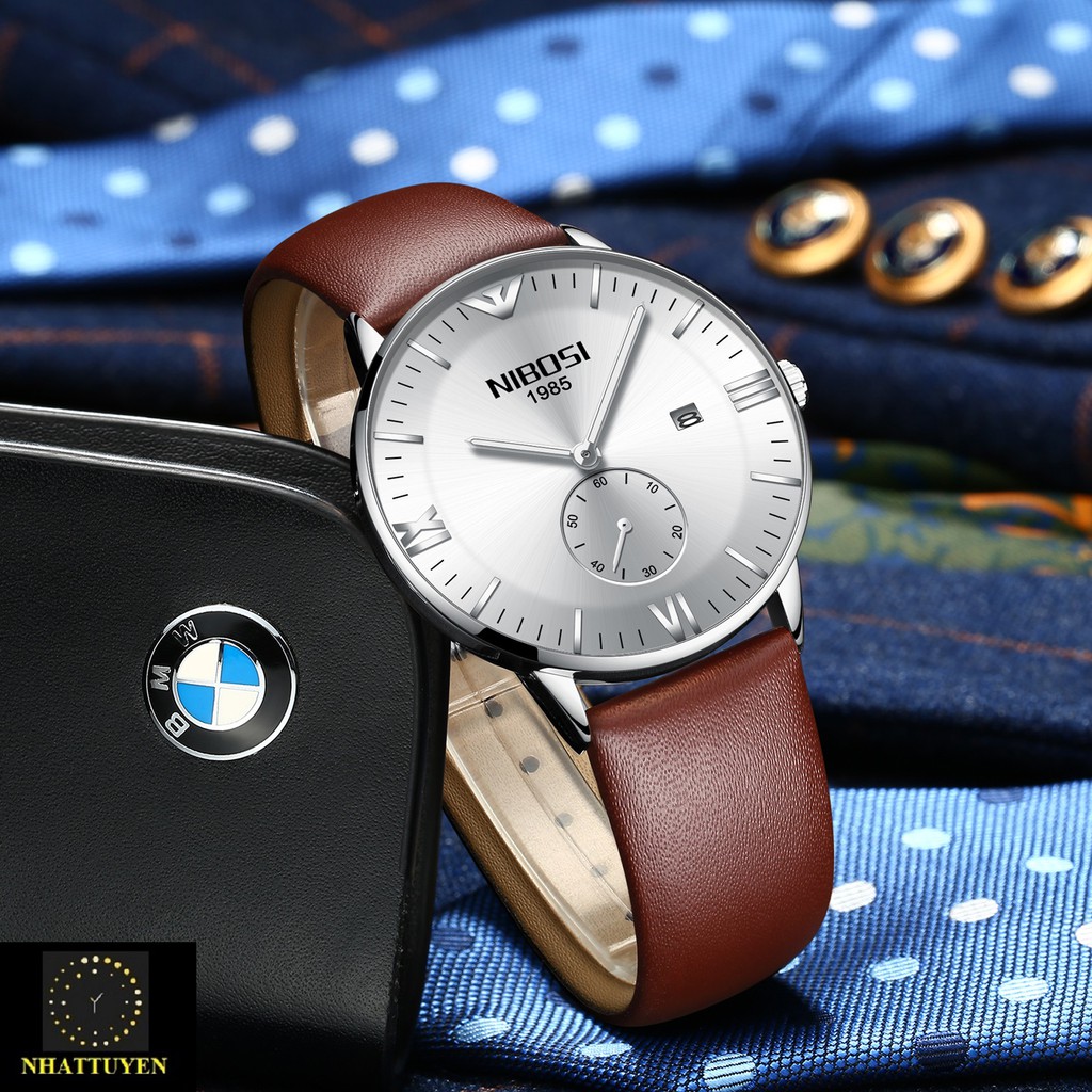 ĐỒNG HỒ NAM NIBOSI 2308 (1985) - DÂY DA KÍM RỐN SIÊU CHỐNG NƯỚC VÀ CHỐNG XƯỚC | BigBuy360 - bigbuy360.vn