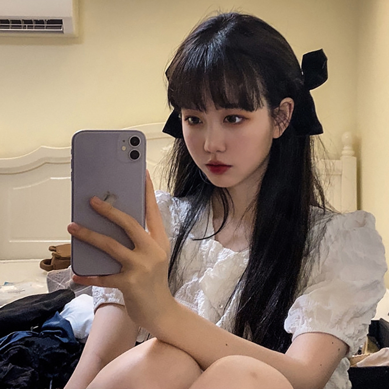 Kẹp tóc nơ lớn kiểu dáng Hàn Quốc cho nữ