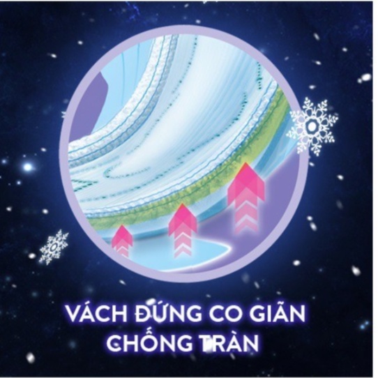 Băng vệ sinh Diana Sensi Cool Fresh Night 35cm 3 miếng/gói