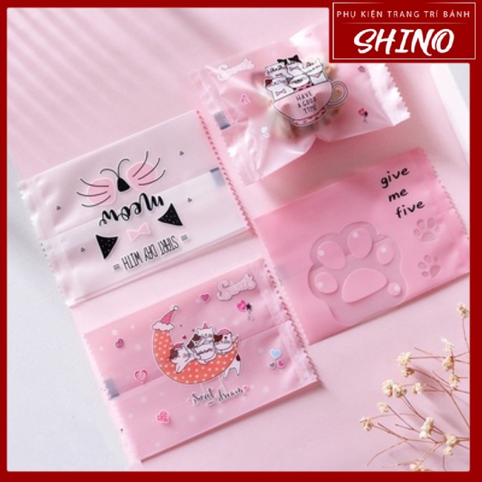 Túi bánh quy hàn miệng 7*10cm set 100 cái