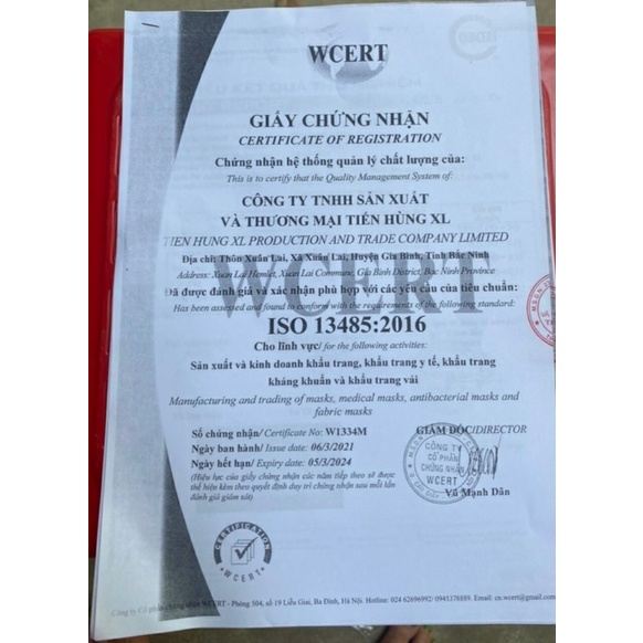 Khẩu Trang 4D KF94 Tiến Hùng [ BAO ĐỔI TRẢ ] | BigBuy360 - bigbuy360.vn