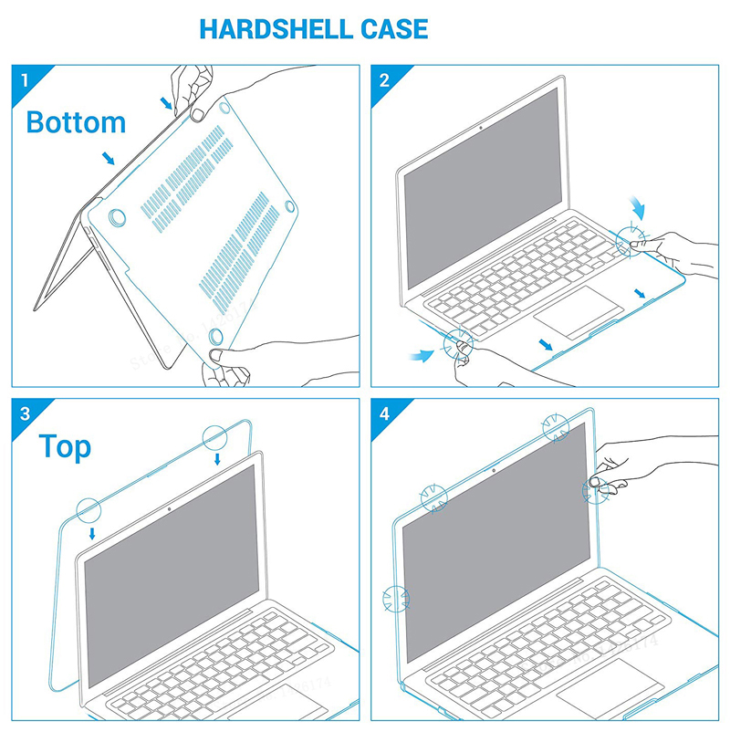 Bao da máy tính bảng PU cho Macbook Air Pro Retina M1 Chip A2337 11 12 13 15 16 inch 2020 Pro13 A2338 A2289 A2179