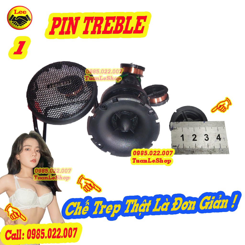 LOA TREBLE THẠCH ANH – PIN SIEU TEP – GIÁ 01 CHIẾC