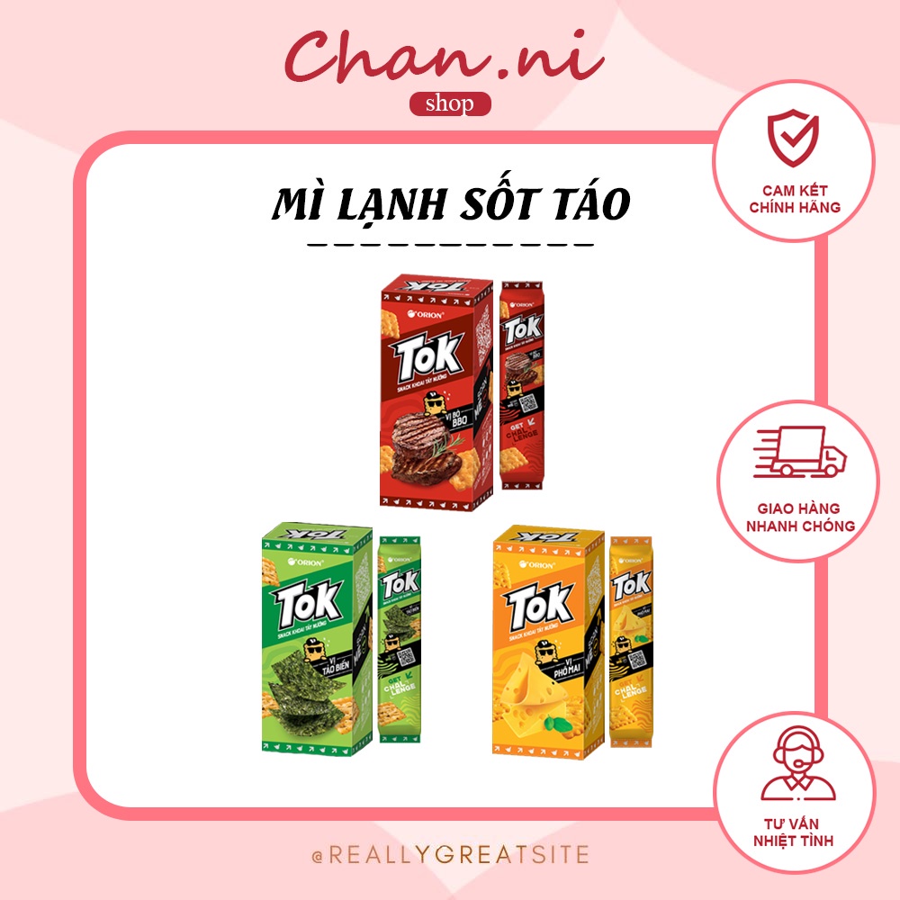 Snack khoai tây nướng Tok Orion