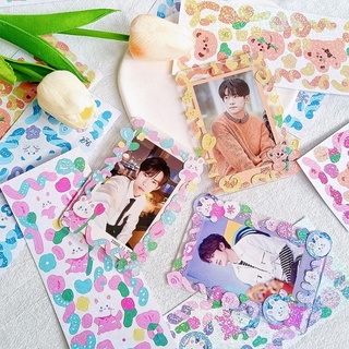 Tấm Sticker Laser Lấp Lánh Dễ Thương