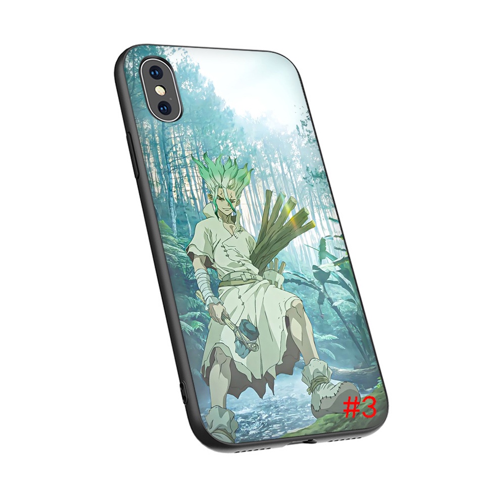 Ốp điện thoại mềm mã LN33 in hình Dr.STONE thích hợp cho iphone 5 5S 6 6S 7 8 Plus X XS Max XR SE 2016 2020