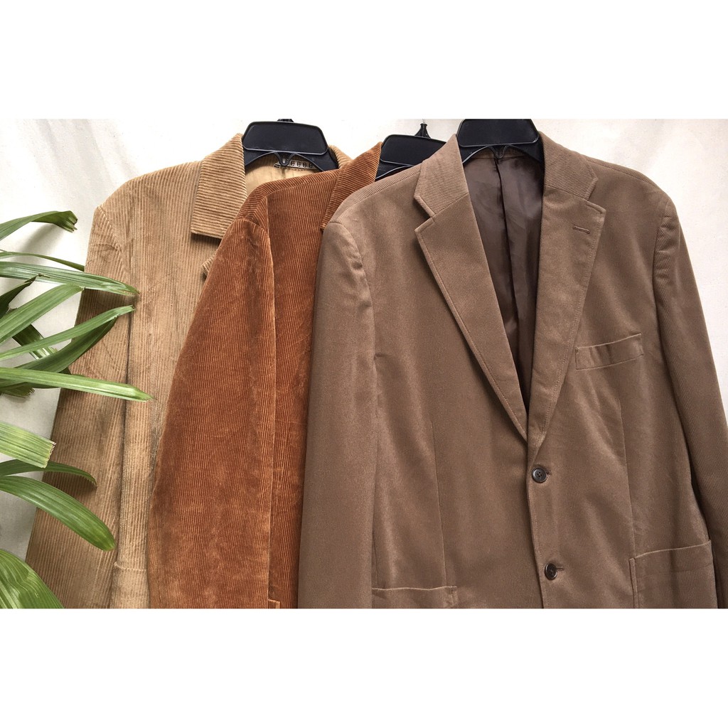 Blazer nhung tăm vintage hàng secondhand / corduroy jacket | BigBuy360 - bigbuy360.vn