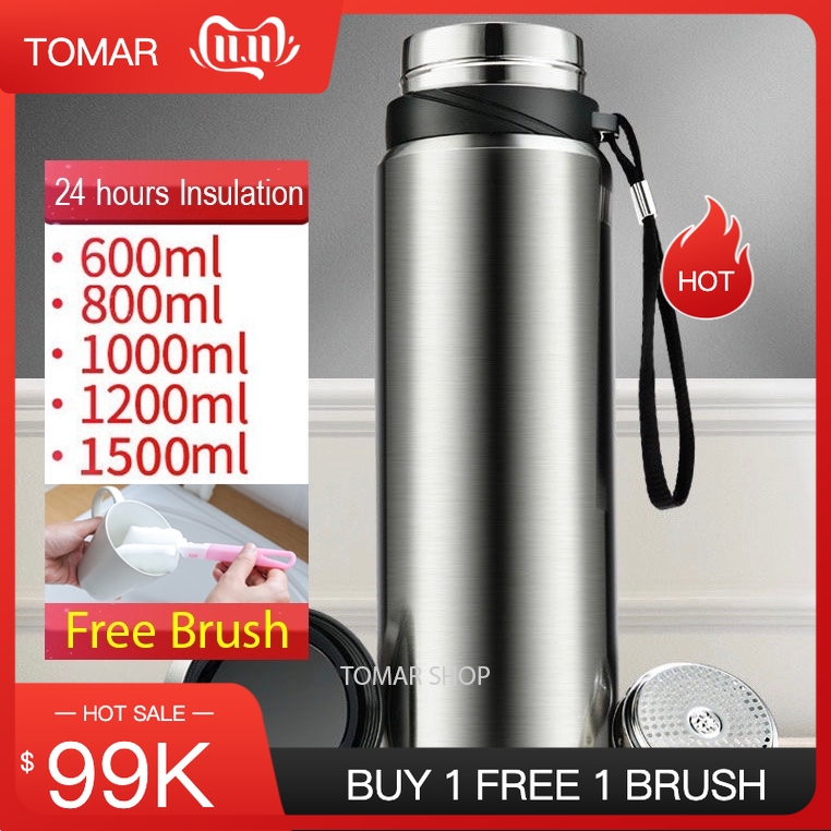 Bình giữ nhiệt bằng thép không gỉ dung tích lớn 420-1800ml | BigBuy360 - bigbuy360.vn