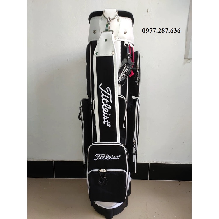 Túi đựng gậy golf Titleist túi gậy có bánh xe tiện lợi di chuyển vải bạt chống thấm chống bụi siêu nhẹ TM010