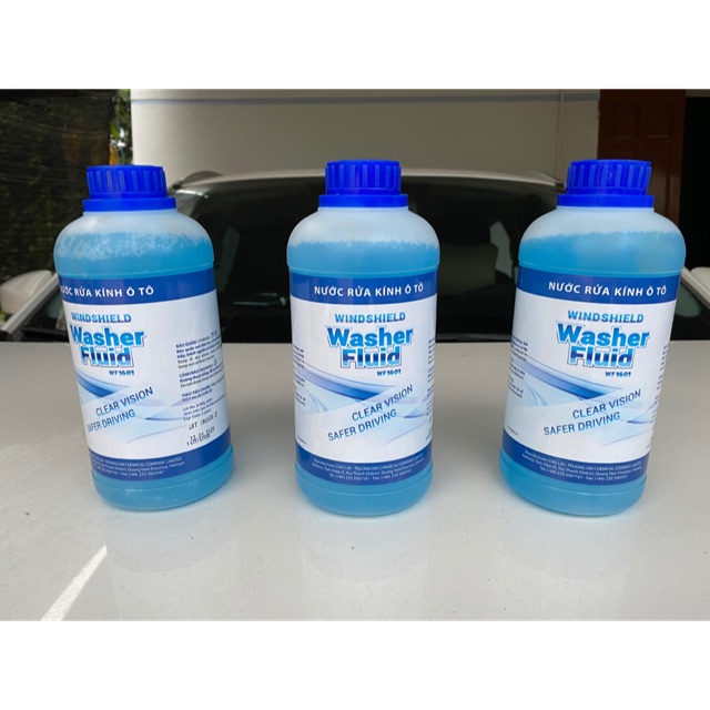 Thùng 4 Chai Nước Rửa Kính Washer Fluid 1 Lít Rẻ Nhất Thị Trường _ Ô Tô Mazda, KIA